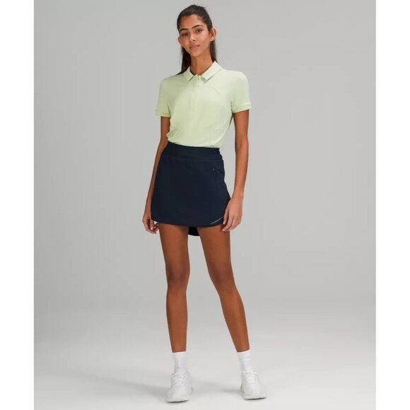 Quick-Drying Short Sleeve Polo - Creamy Mint - Picture 3 of 5